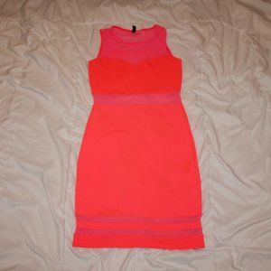 Divided Bright Coral Dress